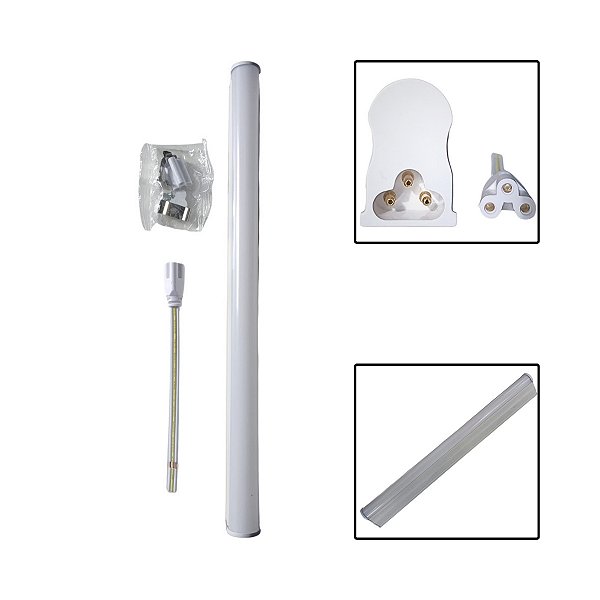 Luminária T5 Integrada 5W 6000K 30cm IP20 Bivolt