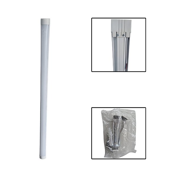 Luminária de LED Slim 40W 6000K 120cm IP20 Bivolt