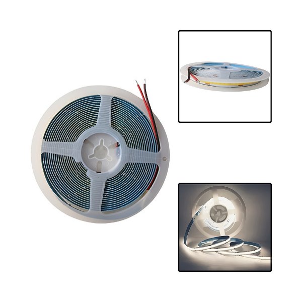 Fita LED COB Detail 9W/m 4000K 5 Metros IP20