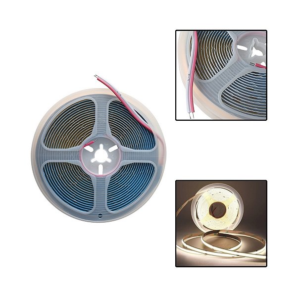 Fita LED COB 18W/m 4000K 5 Metros IP20
