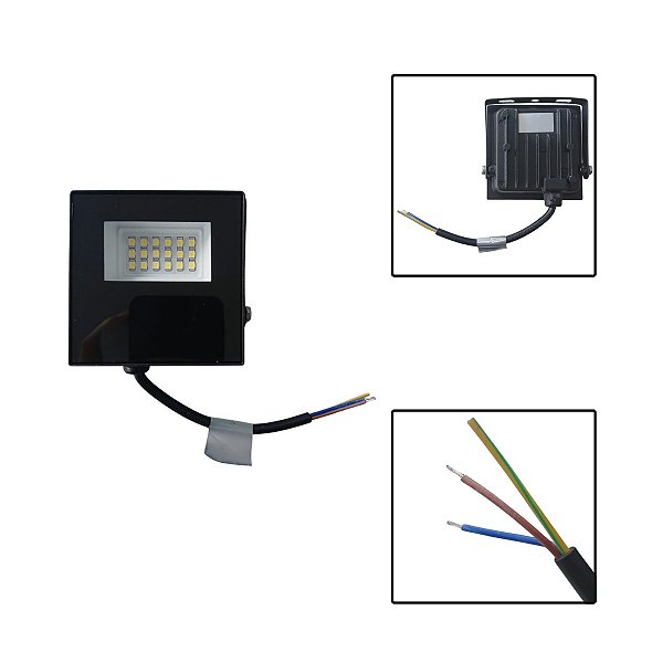 Projetor Refletor Led K20 7 X 7 Bivolt Luz Branca Fria