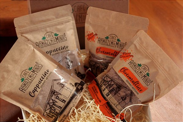 Kit-14 Cappuccino Gourmet 200g (02-Unidades) e Chocomaltine Gourmet 200g (02-Unidades)
