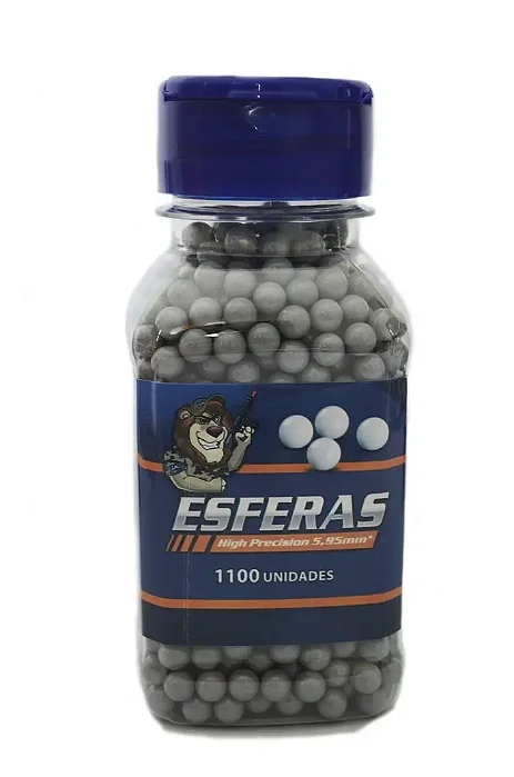 ESFERA AIRSOFT BBS LEAO 0.42G 6MM C/1100