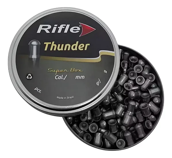 CHUMBO CAL. 5.5 MM RIFLE THUNDER SUPER BOX C/ 200 UN