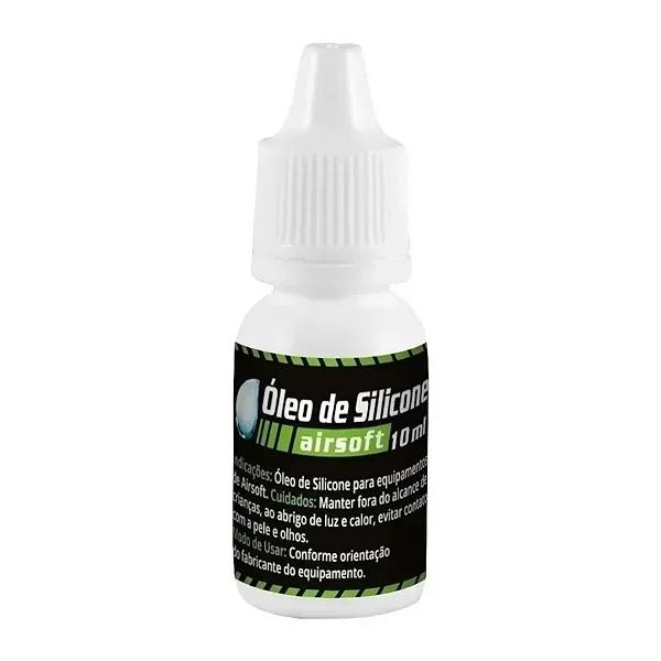 OLEO DE SILICONE PARA AIRSOFT PISTOLA RIFLE 10ML