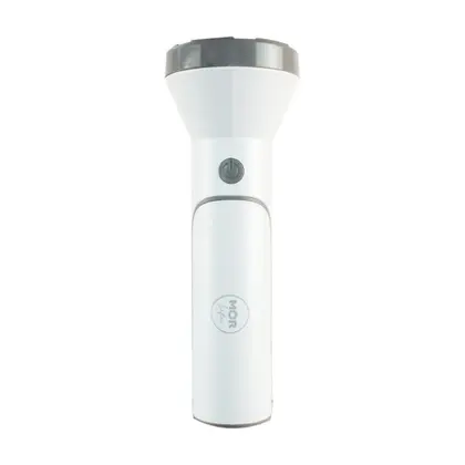 LANTERNA 140 LUMENS BRANCA RECARREGAVEL MOR