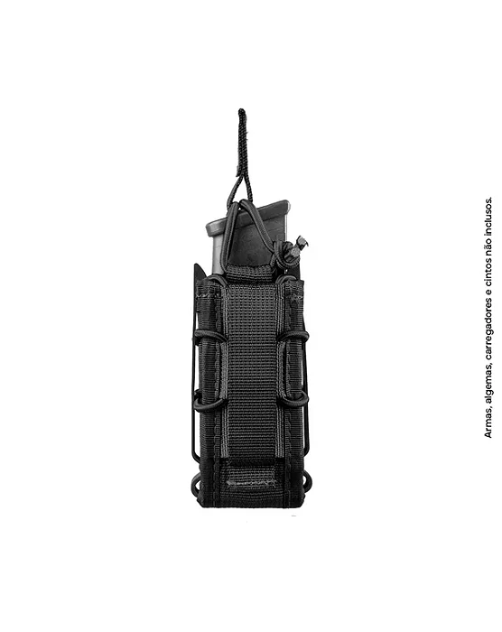 PORTA CARREGADOR RELOAD PISTOL INVICTUS PRETO
