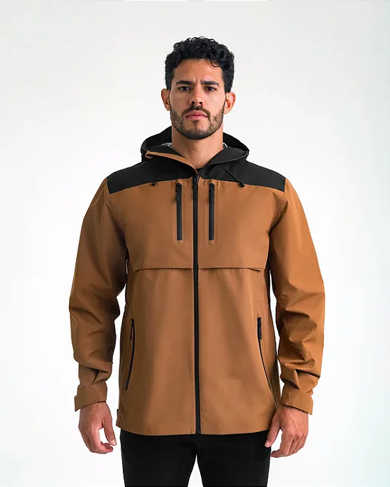 JAQUETA URBAN OVERLAND INVICTUS MASCULINA PRETO E MARROM