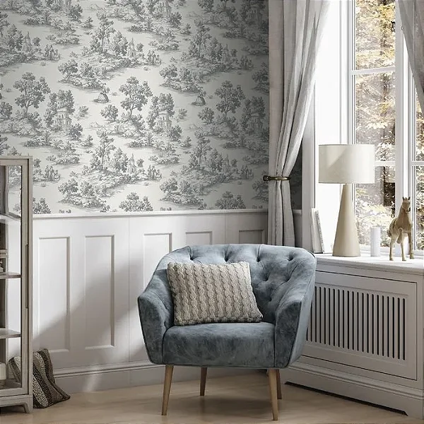 PAPEL DE PAREDE GOYA TOILE DE JOUY 0,53 X 10 M OU 5,30 M2