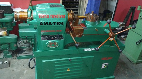 Torno Revolver AMA 1"1/2 - Desempenho e Precisão!