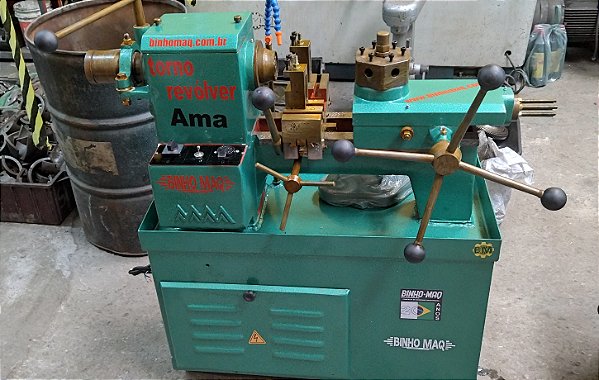 Torno Revolver AMA 3/4 - Desempenho e Precisão!