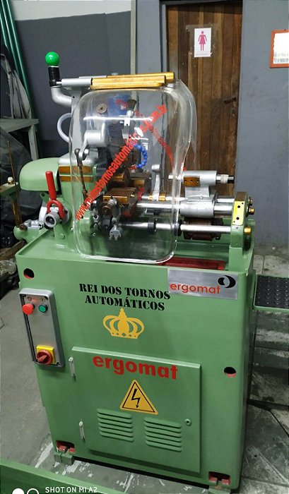 Torno Automático A25 Ergomat - Desempenho e Precisão!