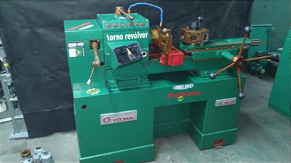 Torno Revolver 1"1/2 Polimac - Desempenho e Precisão