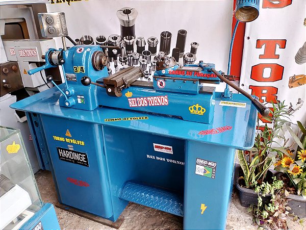 Torno Revólver  Hardinge 1" - Desempenho e Precisão!