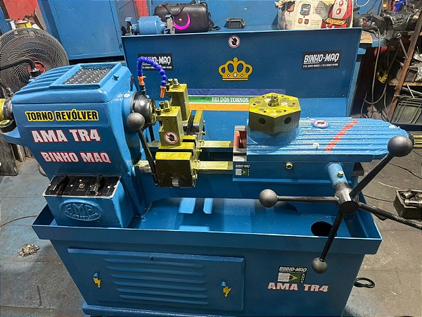 Torno Revólver AMA TR4 Reformado - Passagem 1"1/2
