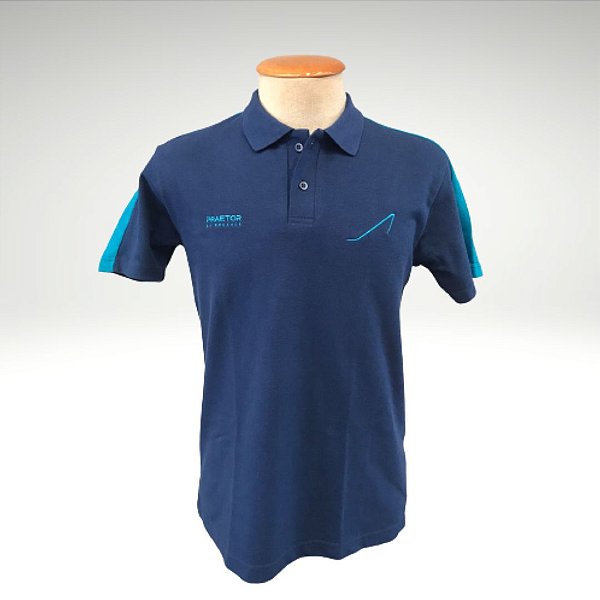 CAMISA POLO PIQUET - PRAETOR - EMBRAER