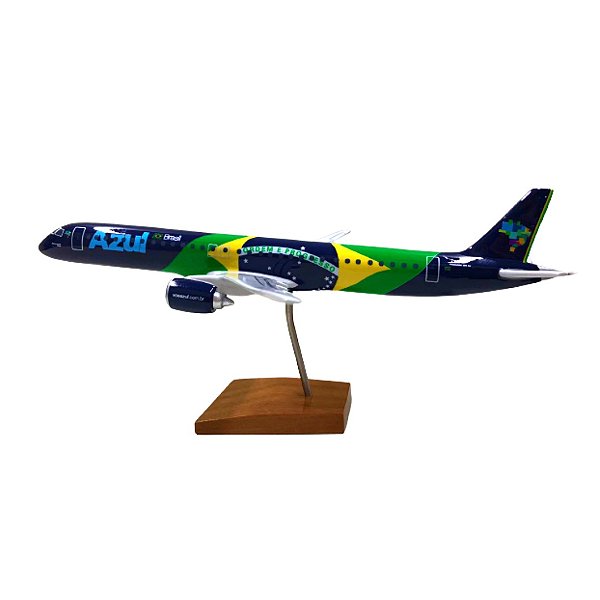 Maquete E195-E2 - Azul / 1:150