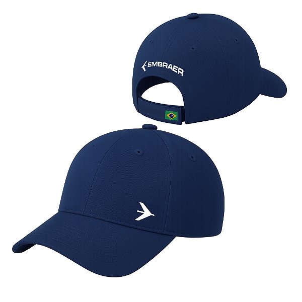Boné Azul Marinho Embraer