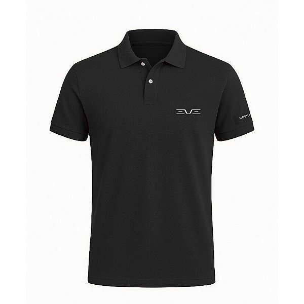 Camisa Polo Preta EVE
