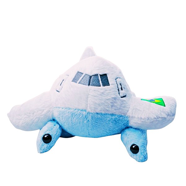 Avião de Pelúcia Azul