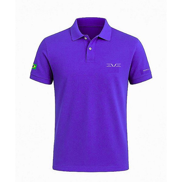 Camisa Polo Lilás EVE