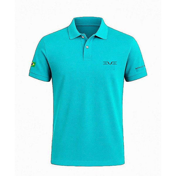 Camisa Polo Verde Água EVE