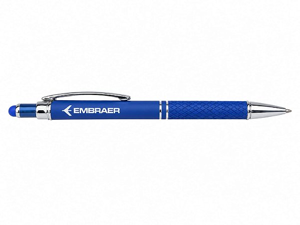 Caneta de Metal Azul Embraer