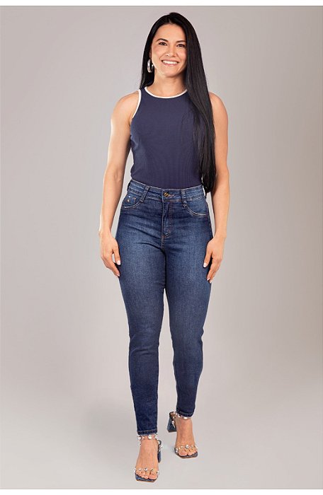 Calça Jeans Feminina Modeladora Skinny 00057