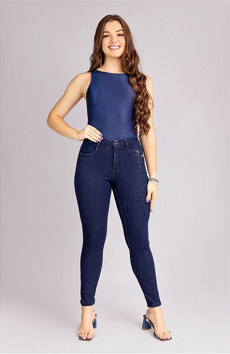 Calça feminina skinny Caccau Jeans 00131