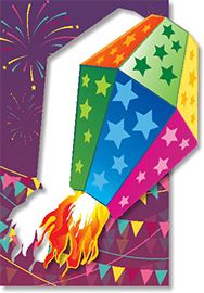 Painel Cartonado Balão Festa Junina Destacável 68x40cm