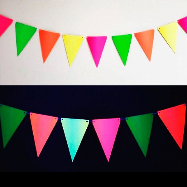 Bandeirinhas Neon