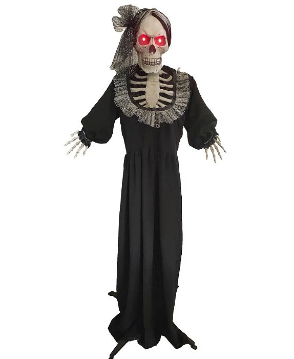 Zumbi Decorativo com Som e Luz