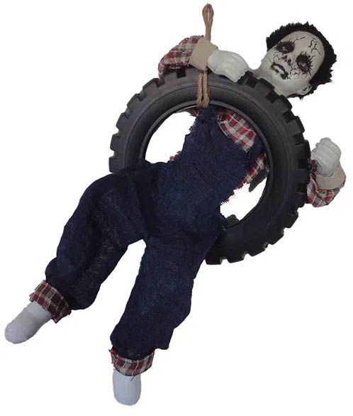 Boneco Animado no Pneu