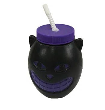Copo com Canudo Gato Preto