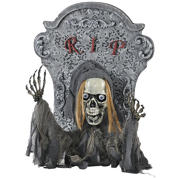 Lápide com Luz Som e Movimento