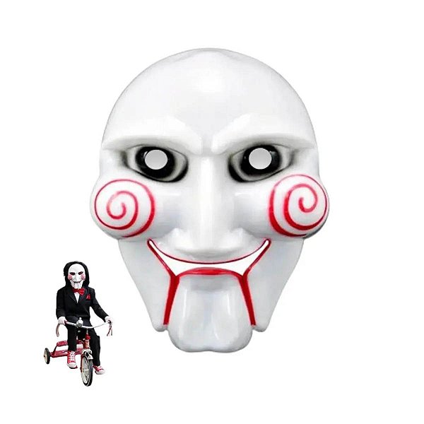 Máscara do Jigsaw Jogos Mortais Branca