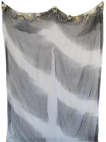 Cortina Halloween Esqueletos