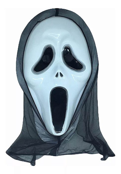 Decoração Máscara Enfeite De Parede p/ Decoração De Halloween Morte 60 cm x 38 cm