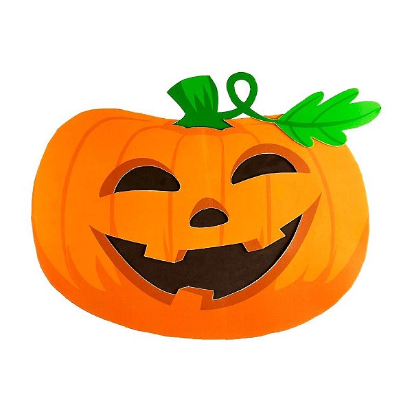 Painel de EVA Abóbora Cute Halloween Horripilante 44cm x 36cm - 1 Unidade