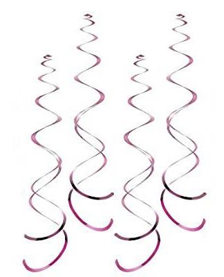 Enfeite Decorativo Espiral Pink - 3 unidades