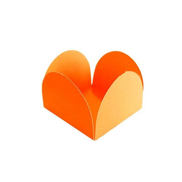 Porta Forminha Laranja Neon - 50 unidades