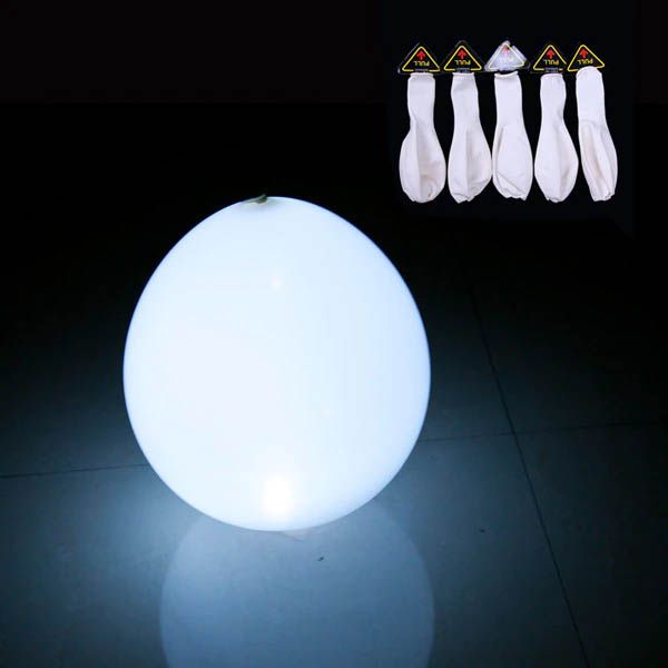 Balão Látex com Led - 5 unidades