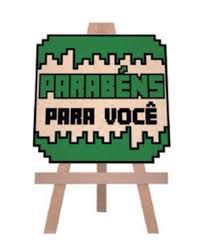 Lousa para Decoração Minecraft