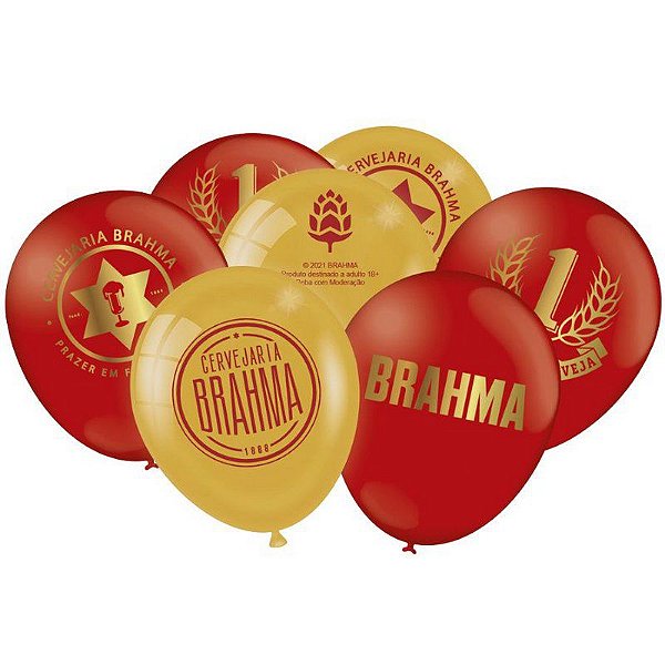Balão Brahma - 25 unidades