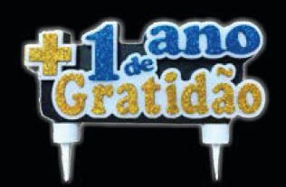 Vela Gratidão Azul