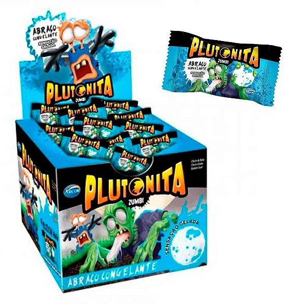 Chiclete Plutonita Abraço Congelante C/36un - 180g