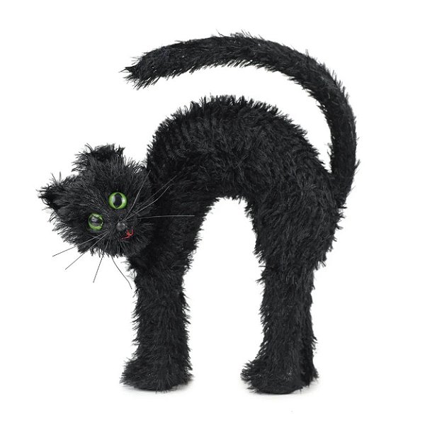 Gato Preto Decorativo