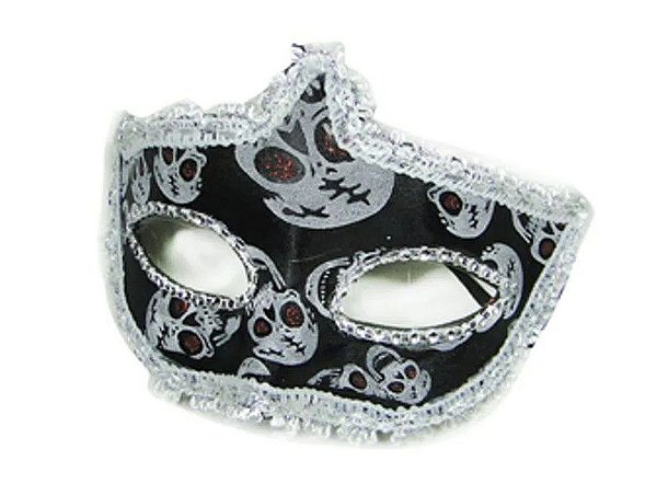 Máscara Baile Caveiras Halloween