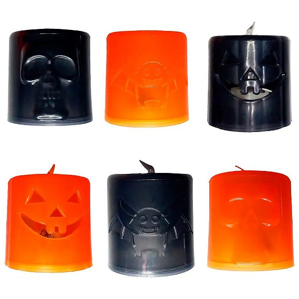 Mini Vela Halloween - 1 un