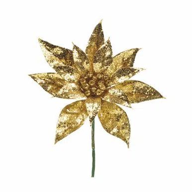 Flor Decorativa Ouro
